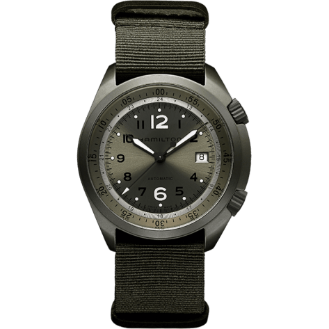Hamilton Khaki Pilot Pioneer Alu Olive Green Auto H80405865