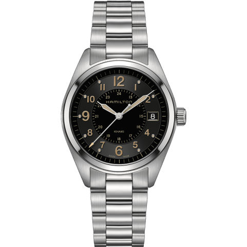 Hamilton Khaki Field Quartz / Black / Bracelet H68551133