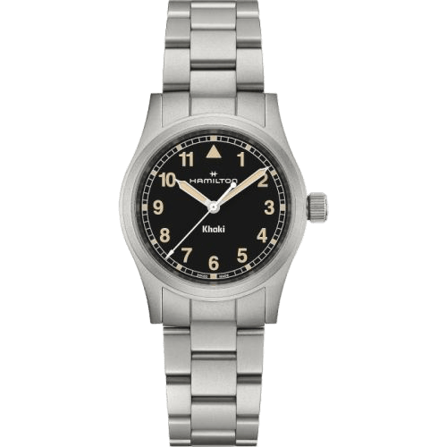 Hamilton Khaki Field Quartz 33 Stainless Steel / Black / Bracelet H69301131