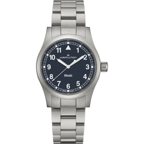 Hamilton Khaki Field Quartz 38 Stainless Steel / Blue / Bracelet H69401140