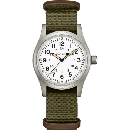 Khaki Field Mechanical 38 White