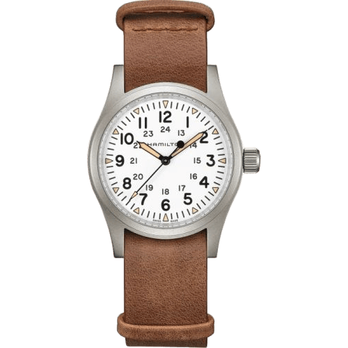 Khaki Field Mechanical 38 White