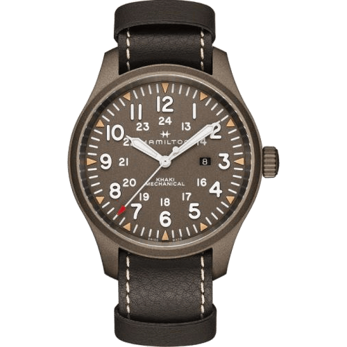 Khaki Field Mechanical 50 PVD / Brown