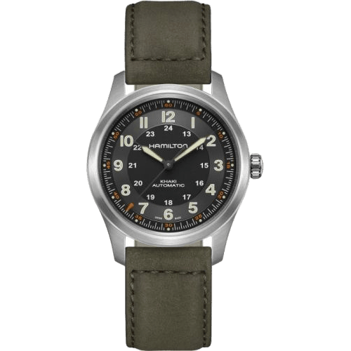 Hamilton Khaki Field Titanium Auto 38 / Black H70205830