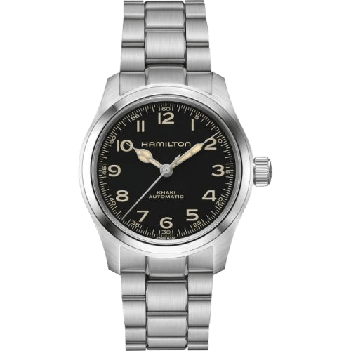 Hamilton Khaki Field Murph 38 Stainless Steel / Black / Bracelet H70405130
