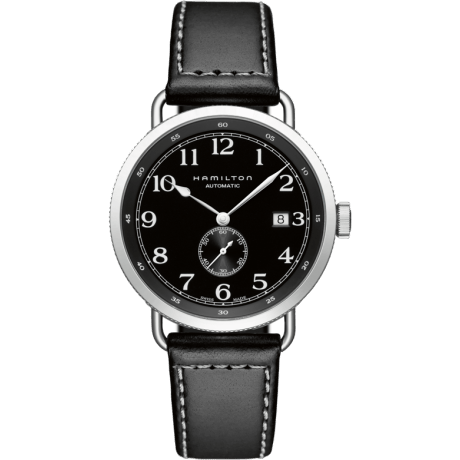 Hamilton Pioneer Small Second Auto 40 Stainless Steel / Black H78415733