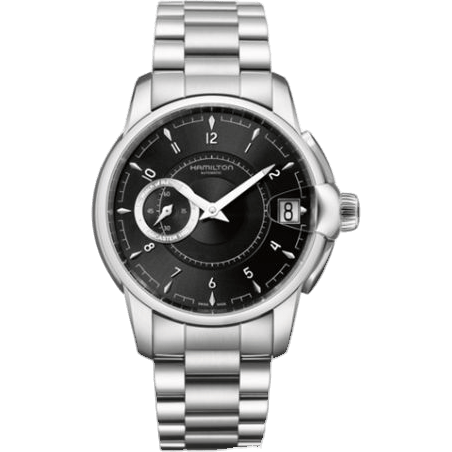 Railroad 44 Small Second Auto Stainless Steel / Black / Bracelet