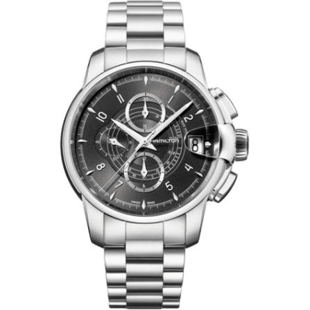 Railroad 46 Chrono Stainless Steel / Black / Bracelet