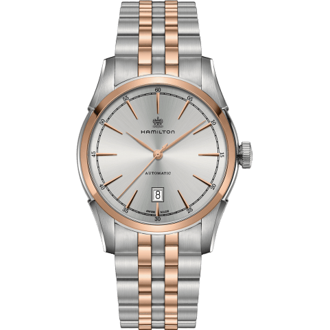 Hamilton Spirit Of Liberty Automatic 42 Stainless Steel - Rose Gold / Silver / Bracelet H42425151