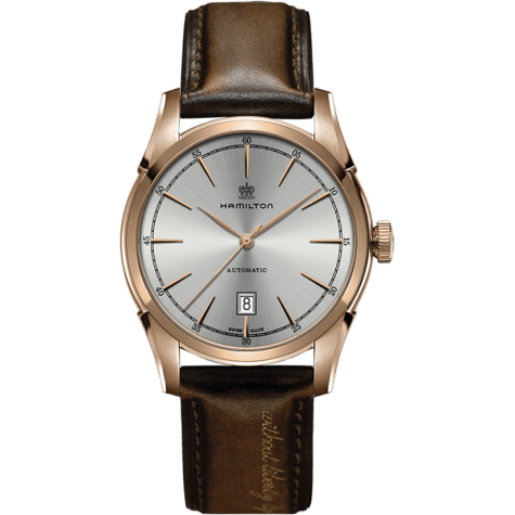 Hamilton Spirit Of Liberty Auto Rose Gold / Silver H42445551