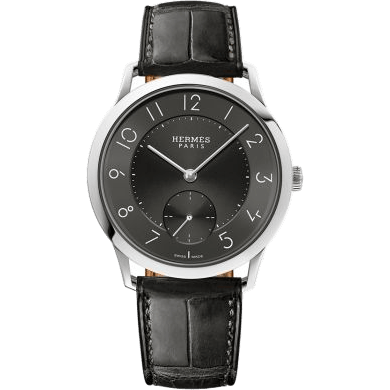 Slim d'Hermès GM Stainless Steel / Graphite W043203WW00