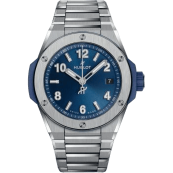 Big Bang Integrated 38 Time Only Titanium / Blue
