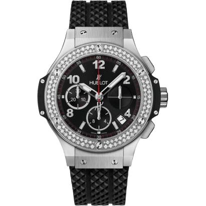 Hublot Big Bang Original 41 Stainless Steel - Diamond / Black / Rubber 341.SX.130.RX.114