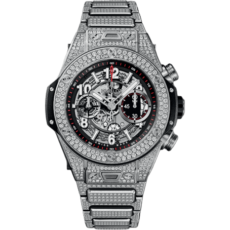 Hublot Big Bang Unico 45 Titanium / Pavé / Bracelet 411.NX.1170.NX.3704
