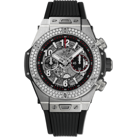Hublot Big Bang Unico 45 Titanium / Diamonds / Black 411.NX.1170.RX.1104
