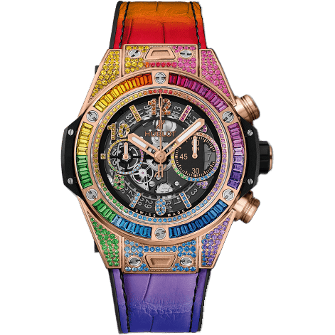 Hublot Big Bang Unico 45 King Gold / Rainbow 411.OX.9910.LR.0999