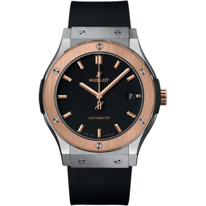 Hublot Classic Fusion 45 Titanium - King Gold / Black / Rubber 511.NO.1181.RX