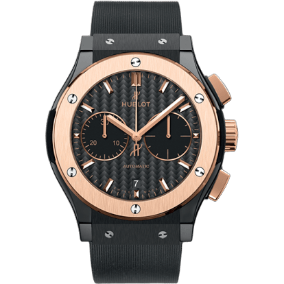 Hublot Classic Fusion 45 Chronograph Ceramic - King Gold / Black 521.CO.1781.RX