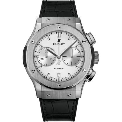 Hublot Classic Fusion 45 Chronograph Titanium / Opalin / Alligator 521.NX.2611.LR