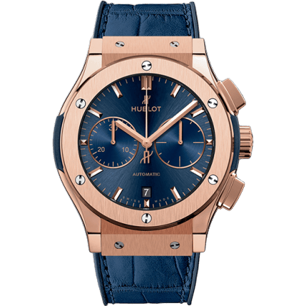 Hublot Classic Fusion 45 Chronograph King Gold / Blue 521.OX.7180.LR