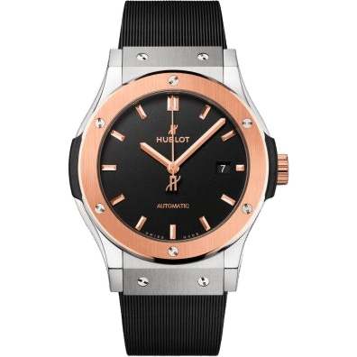 Hublot Classic Fusion 42 Titanium - King Gold / Black / Rubber 542.NO.1181.RX