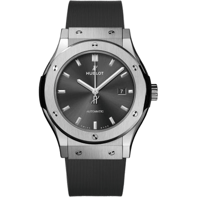 Hublot Classic Fusion 42 Titanium / Racing Grey / Rubber 542.NX.7071.RX