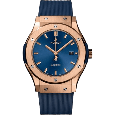 Hublot Classic Fusion 42 King Gold / Blue / Alligator 542.OX.7180.RX