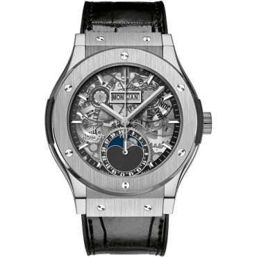 Hublot Classic Fusion Aerofusion Moonphase Titanium / Alligator 547.NX.0170.LR