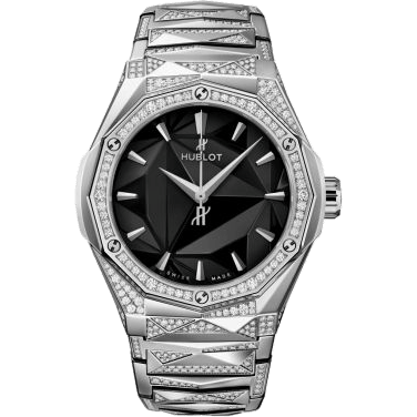 Hublot Classic Fusion Orlinski 40 Titanium - Alternative Pavé / Black / Bracelet 550.NS.1800.NS.3804.ORL22