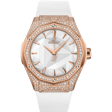 Hublot Classic Fusion Orlinski 40 Kng Gold - Pavé / White / Rubber 550.OS.2200.RW.1604.ORL20
