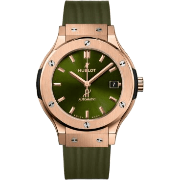 Hublot Classic Fusion 38 King Gold / Green / Alligator 565.OX.8980.RX