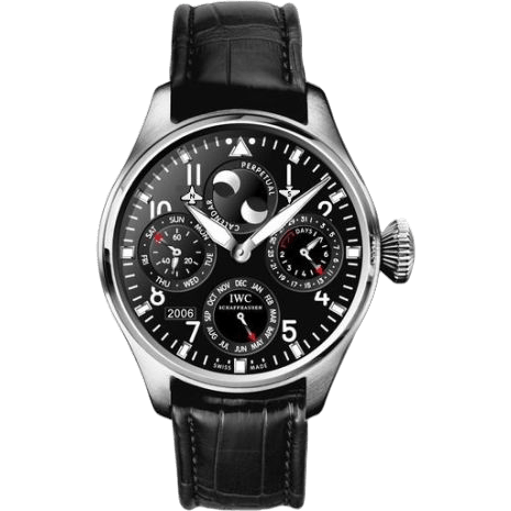 Big Pilot Perpetual Calendar Platinum / Black / Sincere