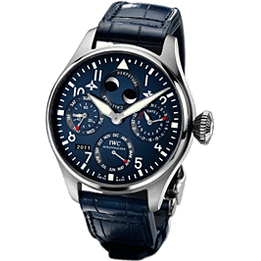 Big Pilot Perpetual Calendar White Gold / Blue / Bucherer