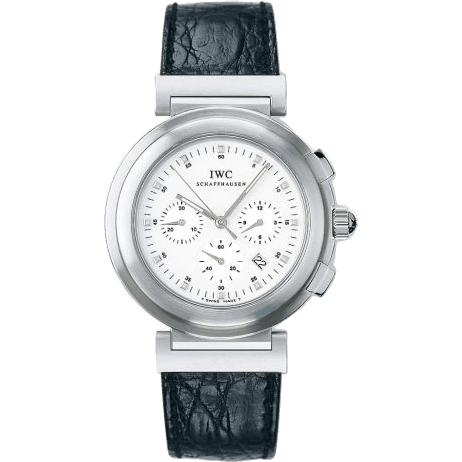 Da Vinci SL Chronograph MecaQuartz Stainless Steel Brushed / White / Croco