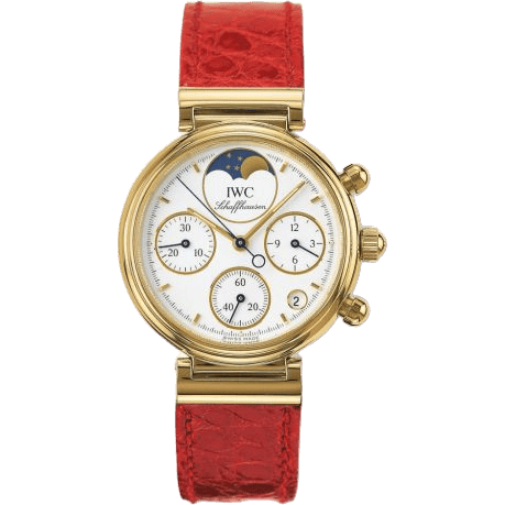 Kleine Da Vinci Yellow Gold / White / Red Croco