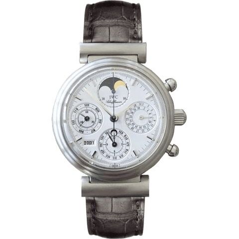 IWC Da Vinci Perpetual Stainless Steel / White / Italian IW3750-12