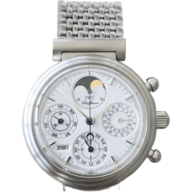 IWC Da Vinci Perpetual Stainless Steel / White / French / Bracelet IW3750-22