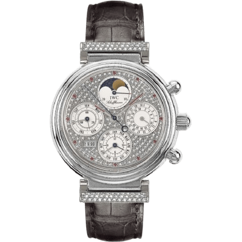 IWC Da Vinci Perpetual White Gold / Diamond / Paved / English IW8153-18