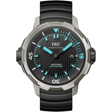 Aquatimer Automatic 2000 Titanium / Black / Blue Lume / Rubber / Los Roques