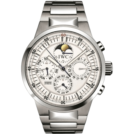 IWC GST Perpetual Calendar Stainless Steel / White / English IW3756-19