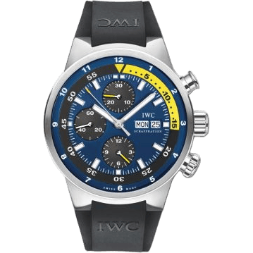 Aquatimer Chronograph Stainless Steel / Blue / Rubber / Tribute to Calypso