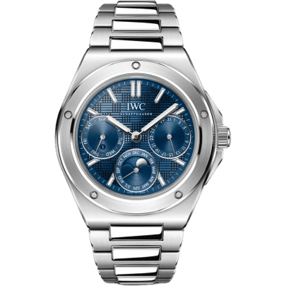IWC Ingenieur Perpetual Calendar Stainless Steel / Blue IW3449-03