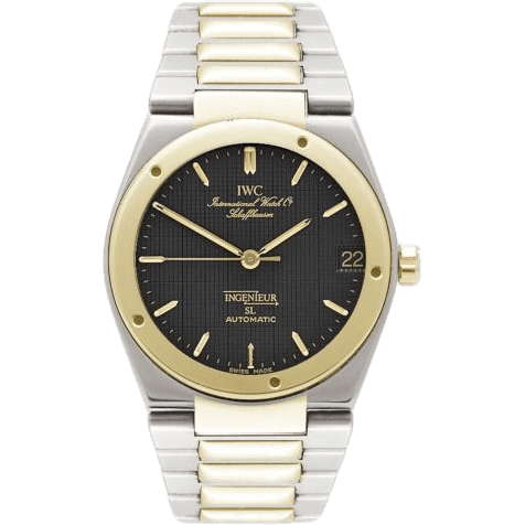 IWC Ingenieur SL Automatic Stainless Steel / Yellow Gold / Black / Bracelet IW3505-12