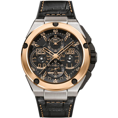 Ingenieur Perpetual Calendar Digital Date-Month Titanium / Red Gold