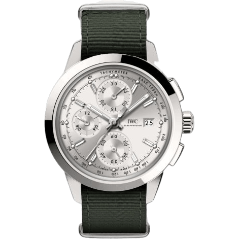 IWC Ingenieur Chronograph Custom Stainless Steel / Silver-Rhodium / NATO IW3808-AF