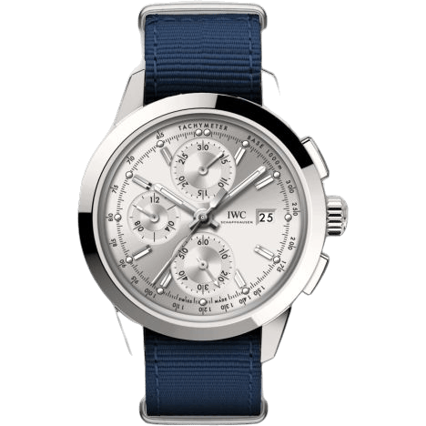 IWC Ingenieur Chronograph Custom Stainless Steel / Silver-Rhodium / NATO IW3808-AG