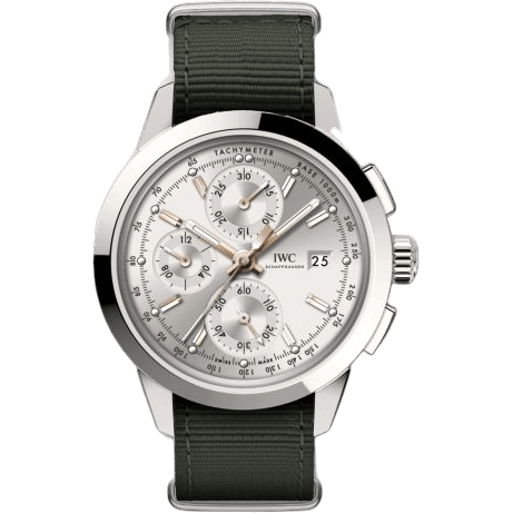 IWC Ingenieur Chronograph Custom Stainless Steel / Silver-Gold / NATO IW3808-AM