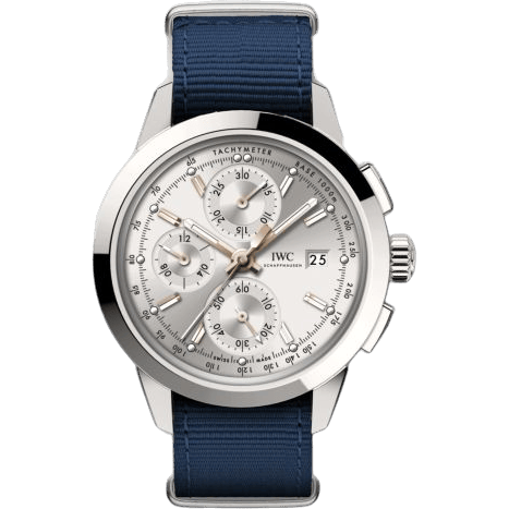IWC Ingenieur Chronograph Custom Stainless Steel / Silver-Gold / NATO IW3808-AN