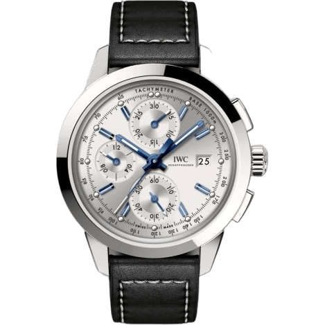 IWC Ingenieur Chronograph Custom Stainless Steel / Silver-Blue/ Calf IW3808-AO