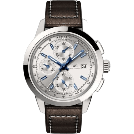IWC Ingenieur Chronograph Custom Stainless Steel / Silver-Blue/ Calf IW3808-AP
